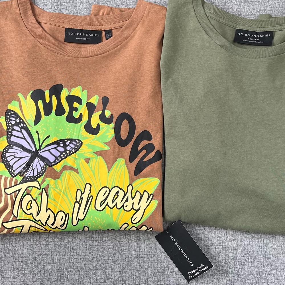 No Boundries Men’s Large Tee T shirts Bundle New